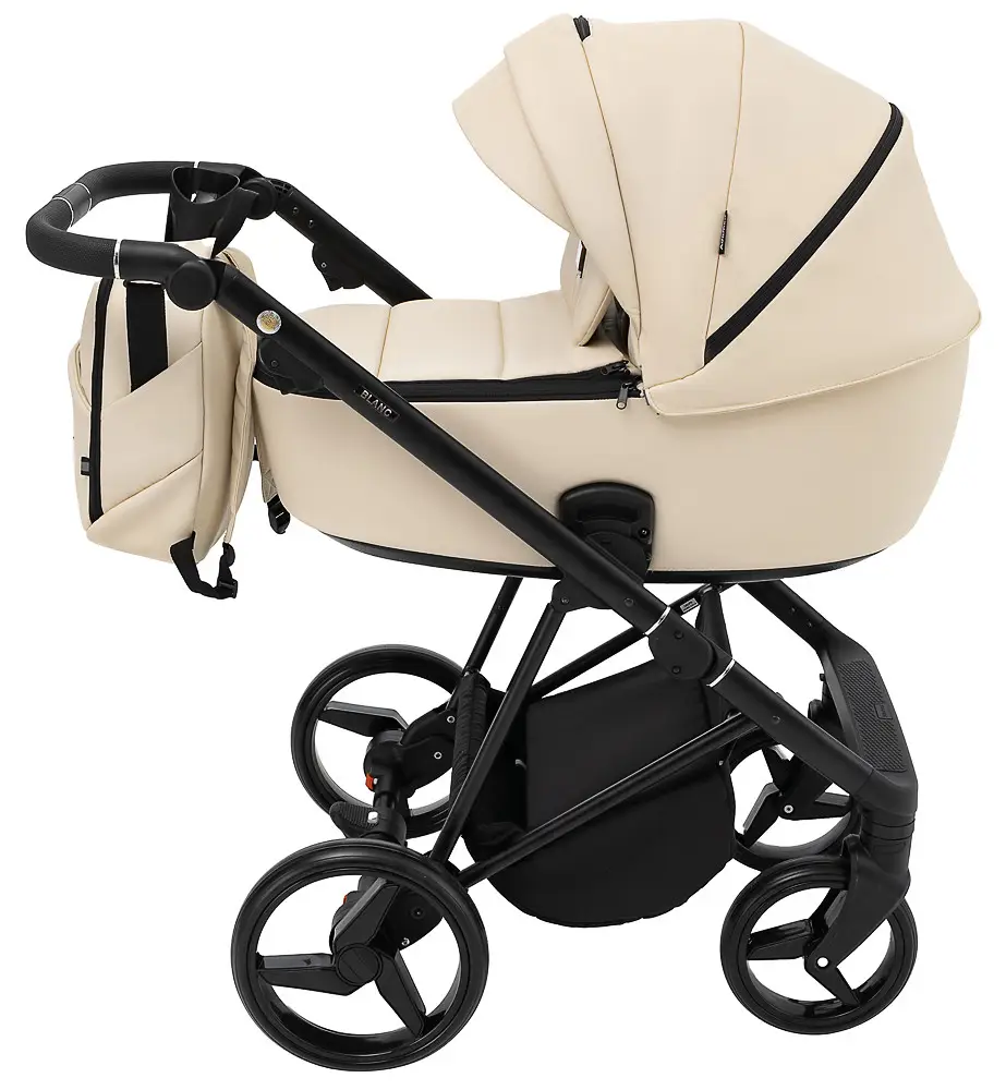 Детская коляска 2 в 1 Adamex Blanc Eco SA-7 латте